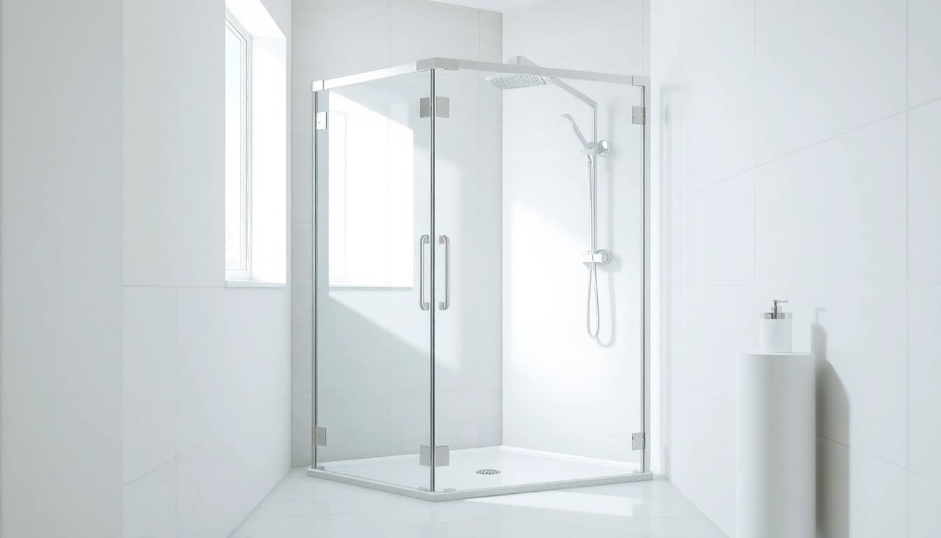 Transform your space with a stylish corner shower screen frameless enhancement.