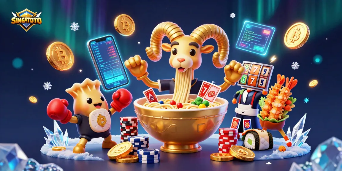 SINGATOTO memukau pemain dengan slot jackpot seru dan karakter unik dalam suasana kasino yang berkilauan.