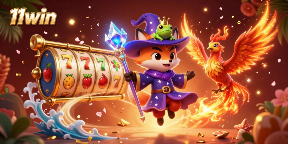 Play with thrilling slots at 11win, featuring a magical scene of immersive fantasy elements.