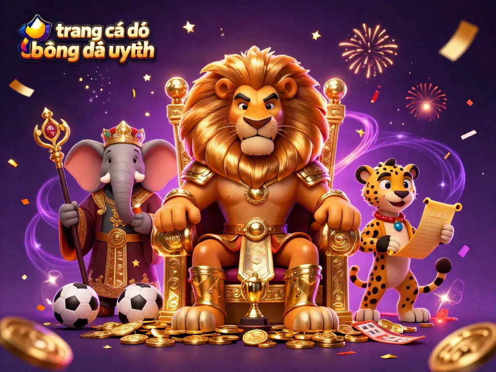 Khám phá trang cá độ bóng đá uy tín với hình ảnh minh họa sinh động của các nhân vật trong không gian thể thao.