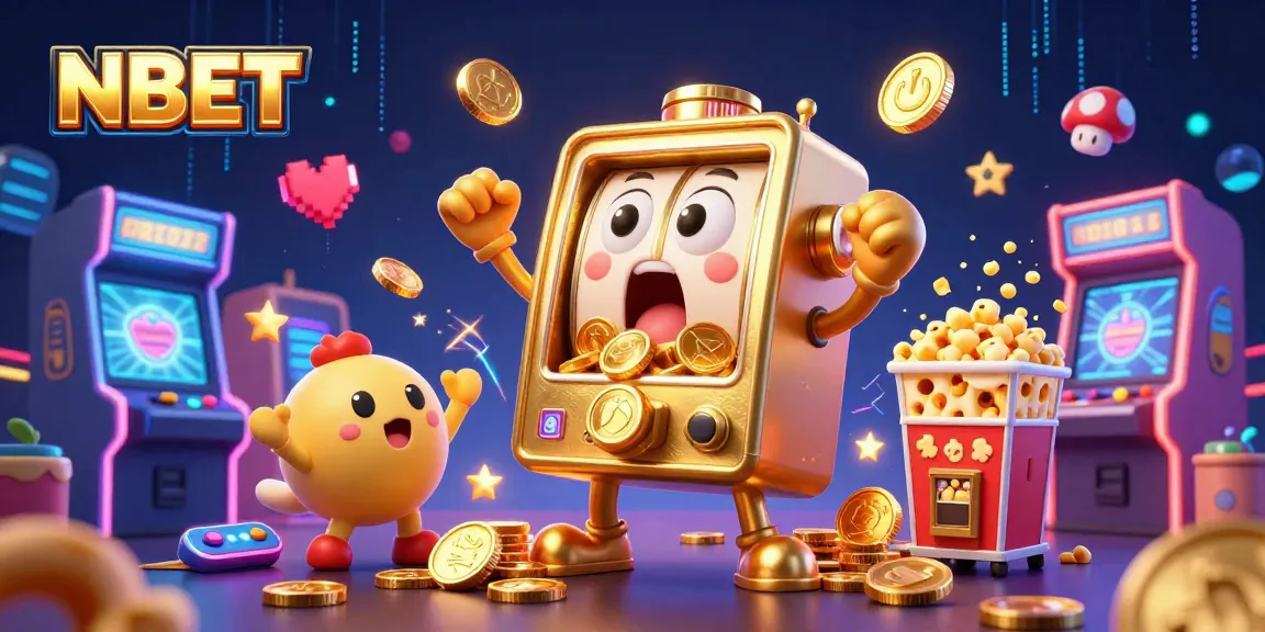 Experience NBET's thrilling jackpot moments with vibrant slots and arcade elements.