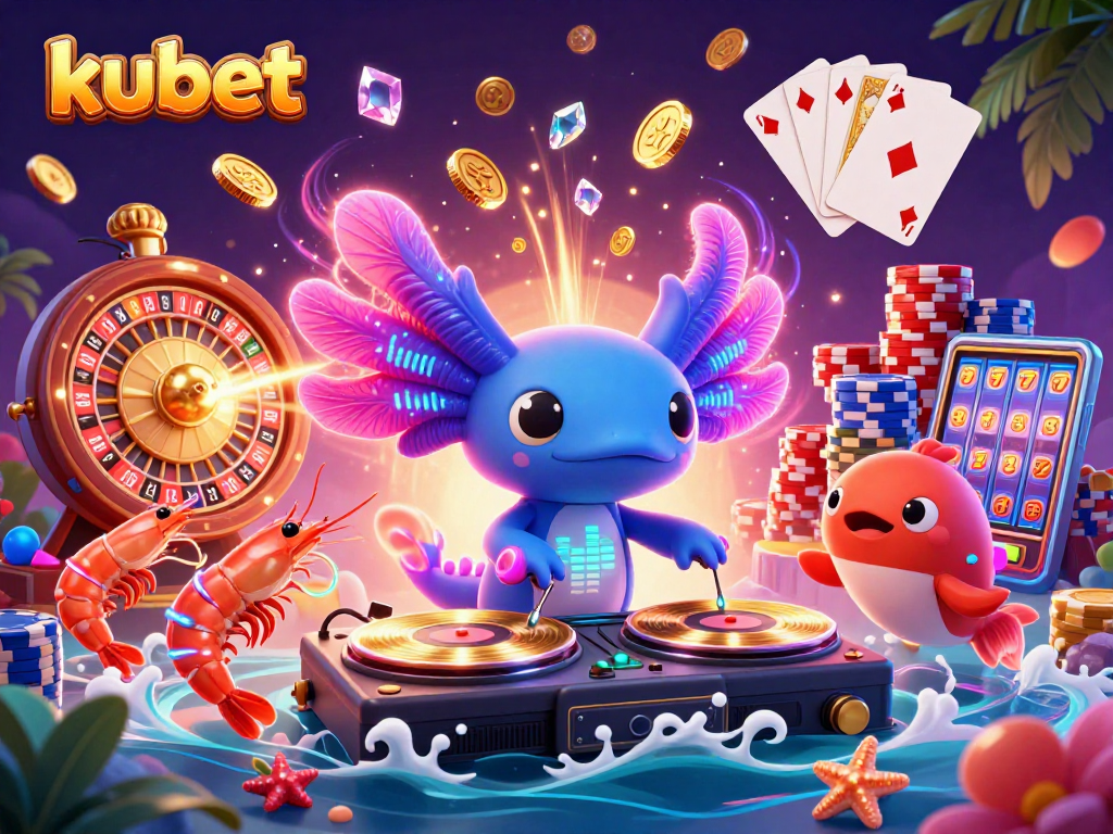 Experience thrilling entertainment at kubet with vibrant casino elements and dynamic underwater action.
