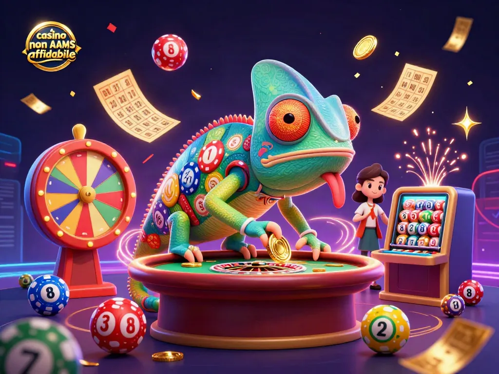 Gioca e vinci con i casinò non AAMS affidabili, l'energia del gioco brilla con monete d'oro.