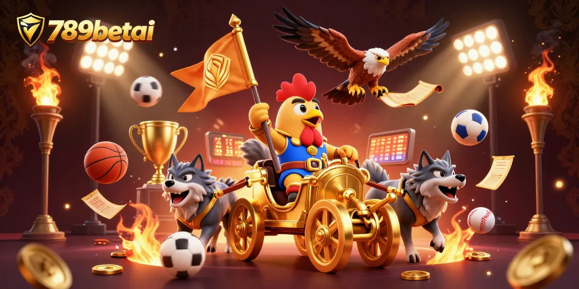 Experience exhilarating sports betting strategies with 789betai, showcasing excitement in a dynamic 3D scene.