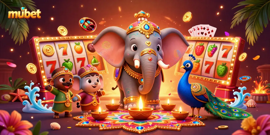 Spin the reels with mubet and enjoy a dynamic 3D casino scene filled with vibrant gameplay elements.