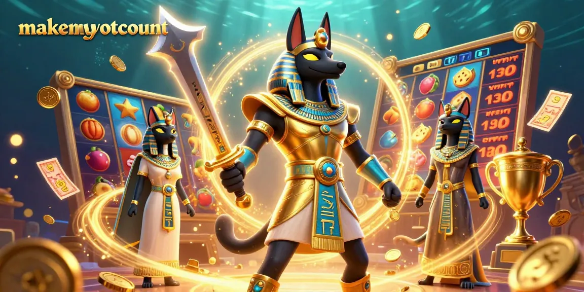 Experience the vibrant world of makemyvotecount with dynamic slots, jackpots, and 3D Egyptian characters.