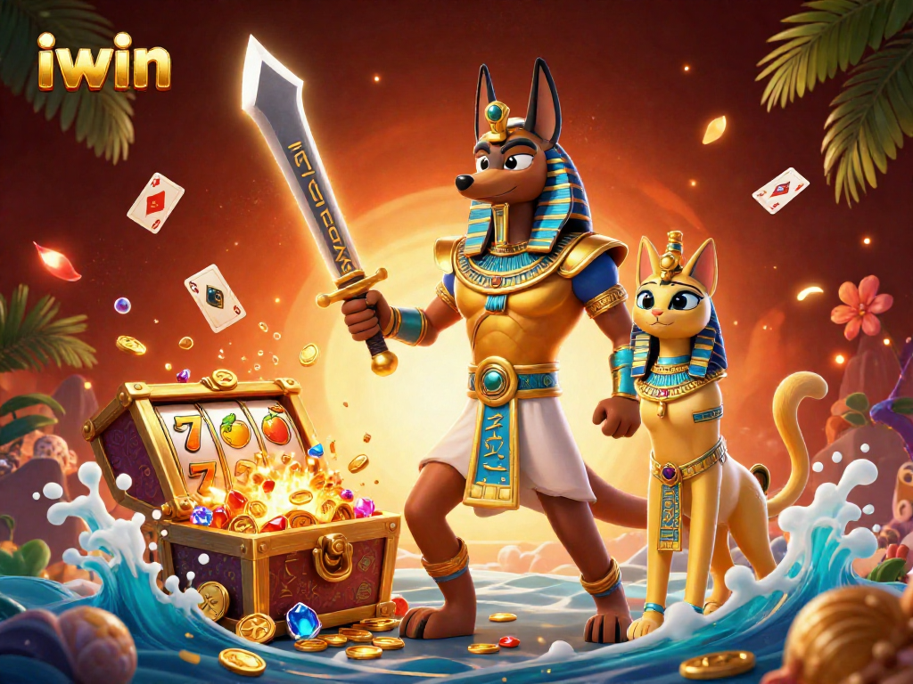 Experience winning thrills with iwin's vibrant slots and dynamic characters in a rich 3D casino world.