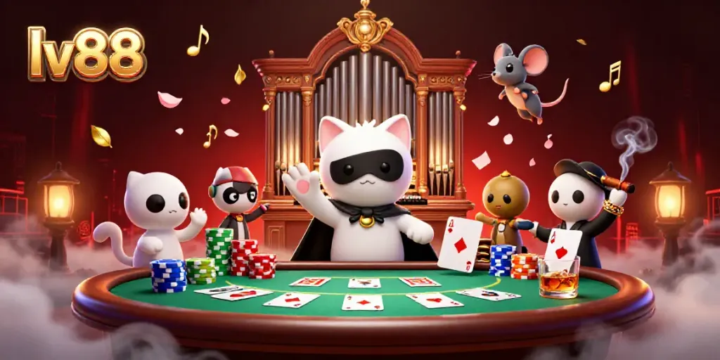 Experience thrilling gameplay at lv88 with wild casino elements and characters in a rich, vibrant setting.