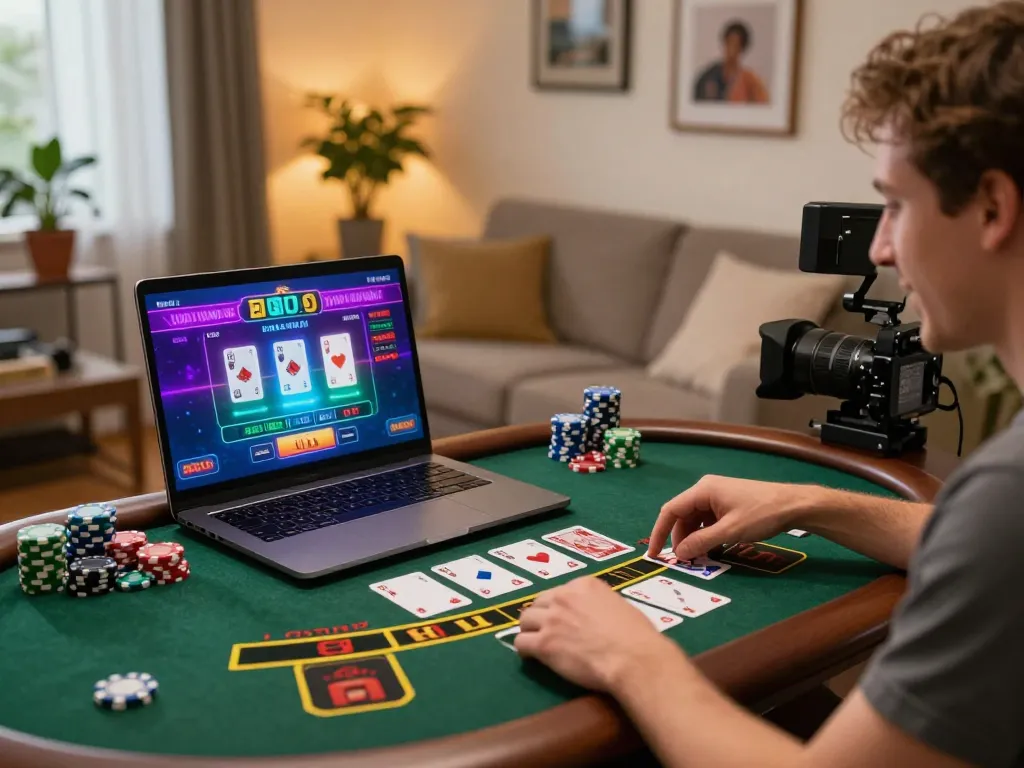 Experience live dealer blackjack on fly88 com with an engaging home setup