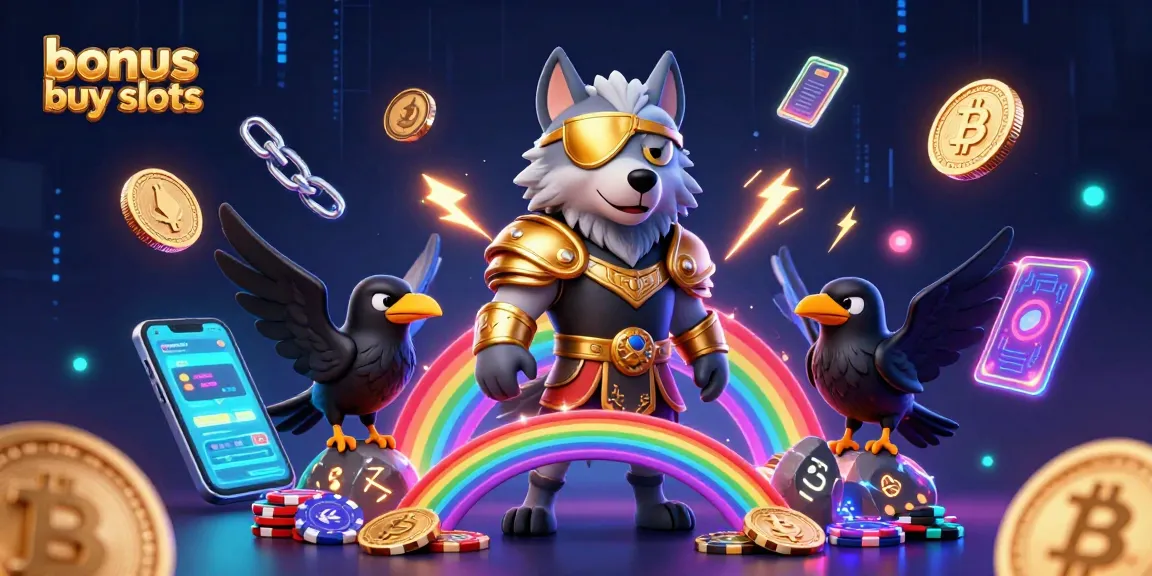 Experience thrilling bonus buy slots with Odin and ravens amidst dazzling casino features.