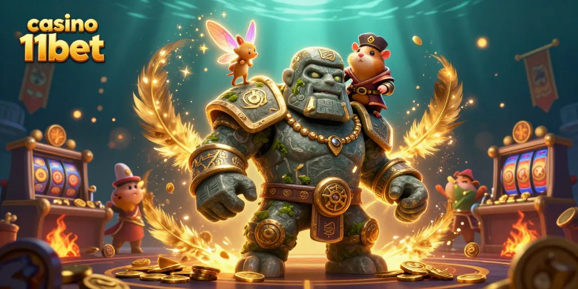Experience thrilling gameplay at casino 11bet with vibrant 3D characters and engaging elements.