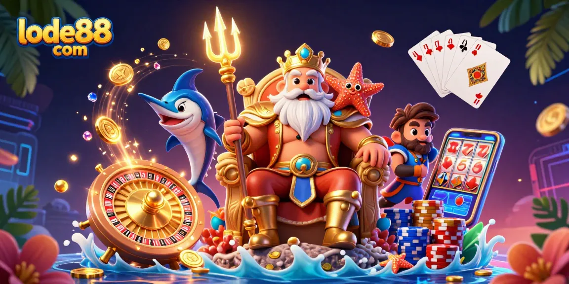 Engage with lode88 com's thrilling casino experience featuring vibrant characters and dynamic game elements.