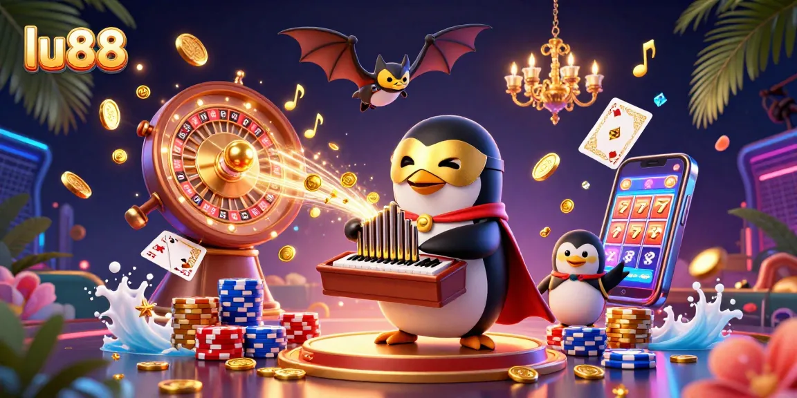 Spin and win at lu88 with immersive 3D casino visuals showcasing excitement and gold.
