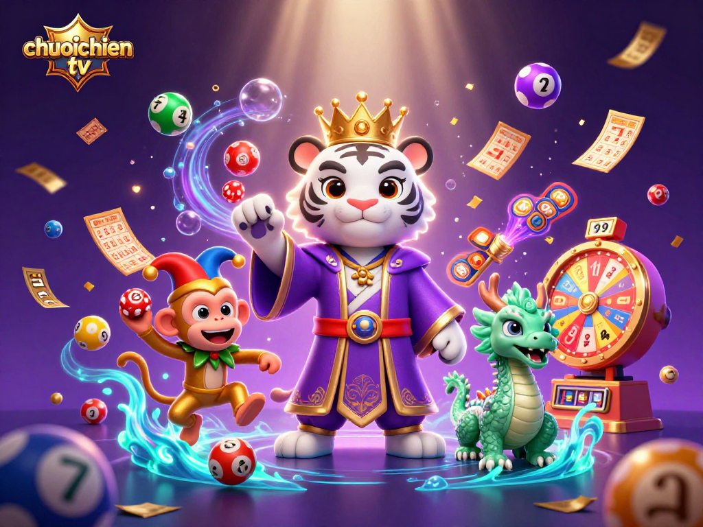 Engage with chuoichien tv's exciting gambling universe featuring thrilling game elements and animated characters.