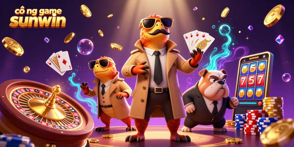 Win exciting rewards at cổng game sunwin with raptors trying to enter a VIP casino lounge.