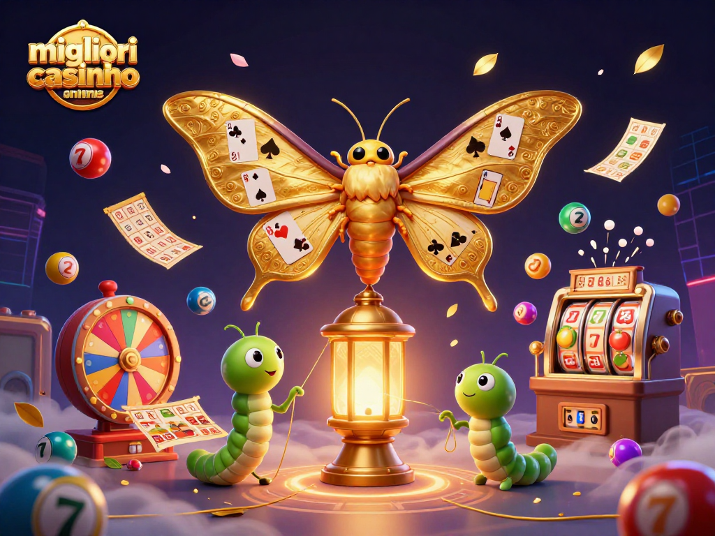 Gioca nei migliori casinò online non aams con scene di casinò vivaci e dettagli oro.