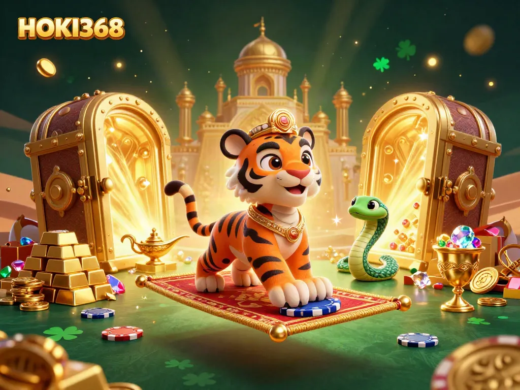 Spin the reels and win big with HOKI368's exciting slot games featuring vibrant gems and treasures.