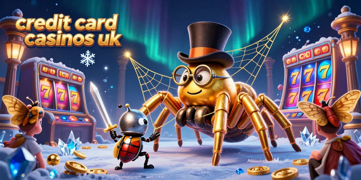 Engage with thrilling gameplay at credit card casinos uk, featuring golden tarantula and brave beetle knight.