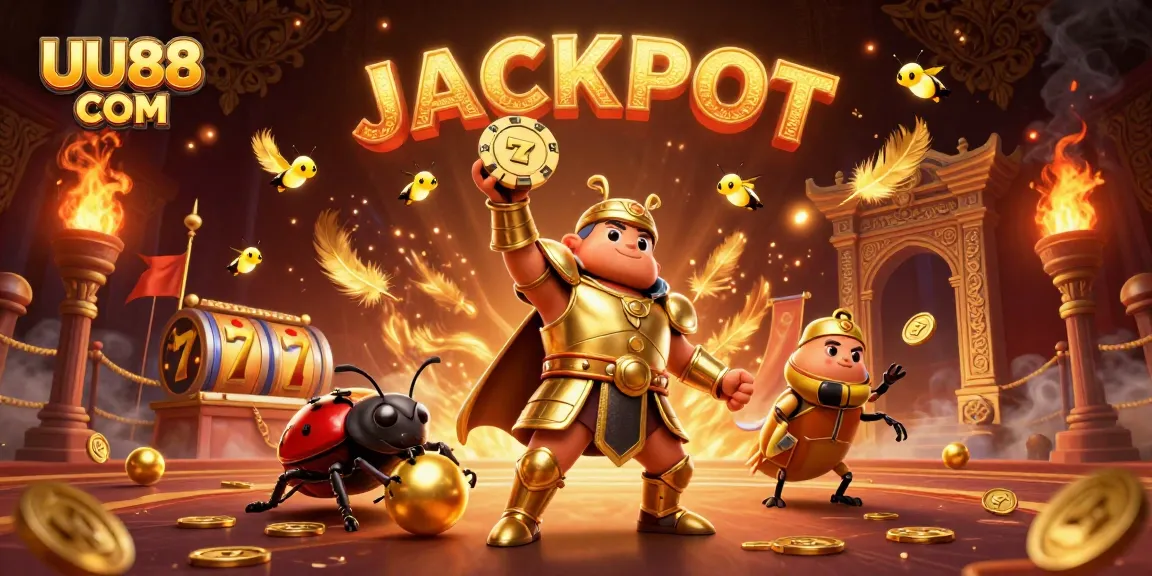 Win big at UU88 COM with vibrant gaming scenes featuring jackpot excitement and fun elements.
