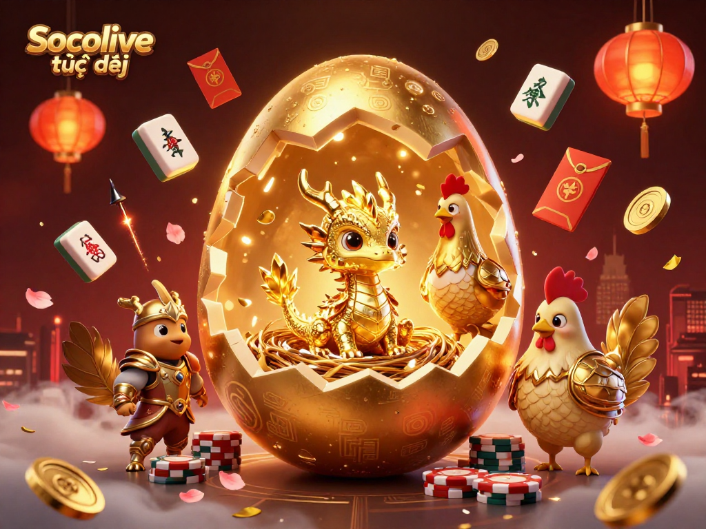Spin the reels and win with Socolive trực tiếp while discovering a golden dragon's nest!