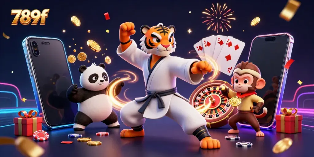 Engage thrilling gaming adventures with 789f featuring kung fu characters and slot games.