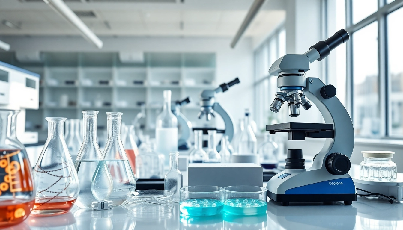 Comprendre le microbiote Lausanne dans un laboratoire moderne avec des équipements de recherche.