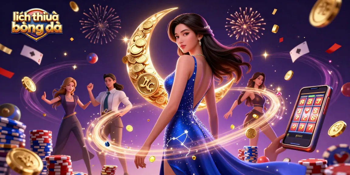 Engaging scene capturing lịch thi đấu bóng đá with an elegant woman, sports elements, and vibrant casino atmosphere.