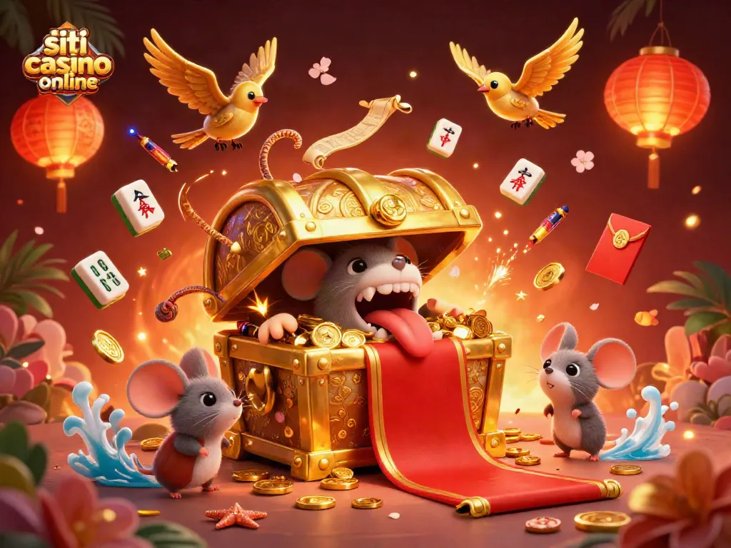 Gioca nei migliori siti casino online con questo forziere scintillante e tesori dorati, pronto a rivelare fortune.