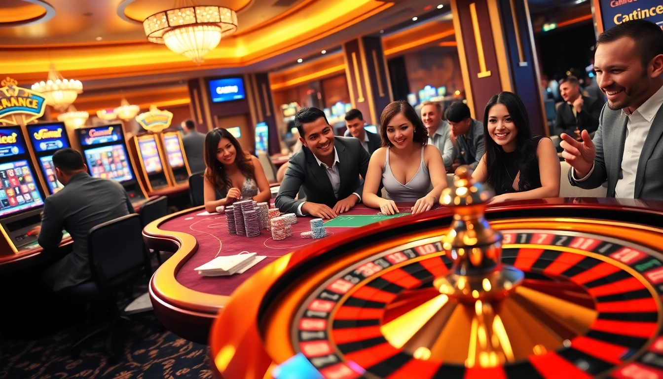 Experience the excitement of online gambling at https://new88.help/ with vibrant casino tables and engaging games.