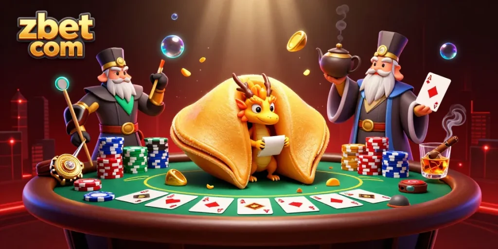 Experience the thrill of zbet com as tiny dragon reads fortunes in a dynamic casino environment.