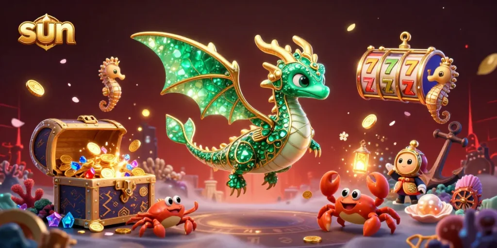 Experience epic wins with the vibrant sun-themed casino adventure filled with riches.